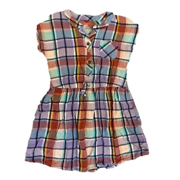 Cat & Jack EUC Plaid Dress - Picture 1 of 5